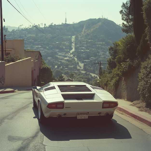 Viajes por carretera en autos deportivos retro